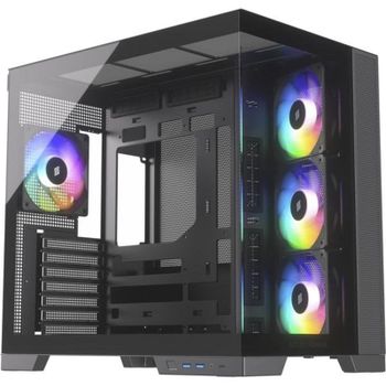 Caja PC Silentware View A-RGB Torre Midi ATX RGB con panel de vidrio