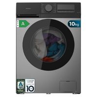 cecotec lavadora carga frontal 10kg bolero dresscode 10450 inverter steel 1400 rpm 16 programas clase a-10