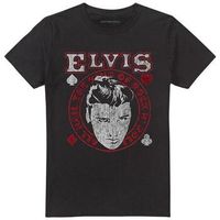 elvis presley camiseta hail the king para mujer