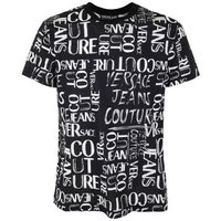 versace jeans couture camiseta t-shirt 74gah6s2 76up600 black para hombre