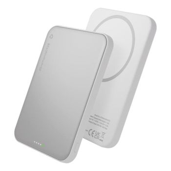 Power Bank Dbramante1928 CP05ACWH7273 5000 mAh Cargador inalámbrico 25 W Aluminio