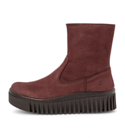 art para mujer 115311467003008 botines de piel 1531 brighton burdeos 41 3 a 5cm cremallera casual