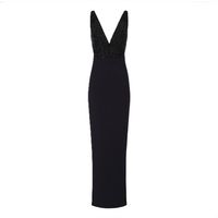 elisabetta franchi vestido largo abr2457e2-110 para mujer