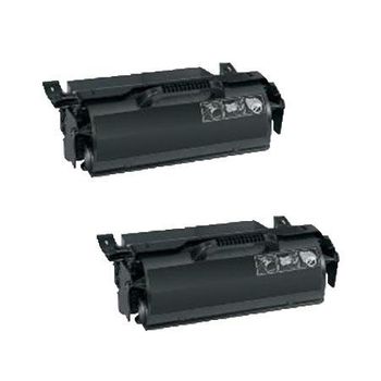 Compatible Multipack Lexmark X656 Printer Toner Cartridges (2 Pack) -X651H11E