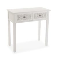 consola para la entrada en madera aglomerada blanco