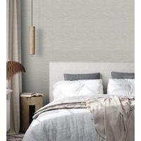 papel pintado vinilico ecologico efecto fibra vegetal con textura en relieve - graham hall 679776 de gaulan - rollo de 10 m x 053 m