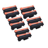 10 toner compatibles brother tn2420 xl - con chip - tn-2420 alta capacidad  jumbo brother mfc l2710dw
