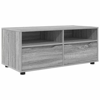 Gabinete De Tv 100 X 48 X 43 Cm Gris Sonoma Vidaxl