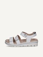 caprice sandal white made of leather with wedge heel size 36