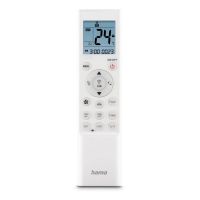 mando a distancia hama 00221040 universal aire acondicionado lcd temporizador pilas incl