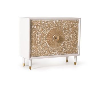 Aparador madera de mango blanco.giner y colomer 76x35x90
