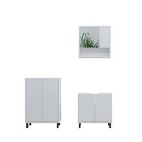conjunto de muebles de bano agasta 3 partes vicco