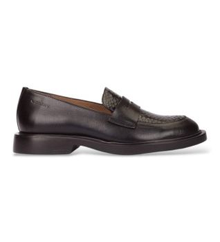 Wonders para mujer. A-5301 Mocasines de Piel Oregon negro (39), Plano, Ninguno, Casual, Clásico