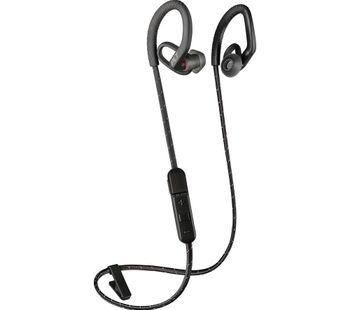 PLANTRONICS BackBeat FIT 350 Wireless Bluetooth Headphones - Black, Black