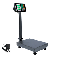 bascula industrial de plataforma 300 kg balanza digital plegable
