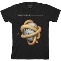 shinedown tops y camisetas clean threat para mujer