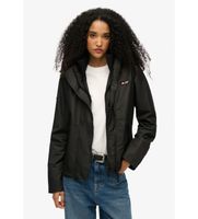 superdry para mujer w5011850a chaqueta cortavientos con capucha mountain negro m casual poliester