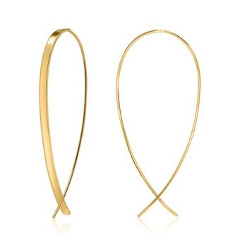 Pendientes de plata 925 bañados en oro