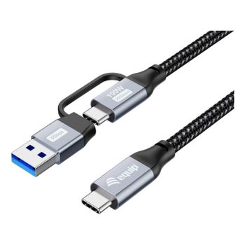 Cable USB 3.2 Gen 2x2 Equip 128433 3 m USB A/USB C a USB C Negro