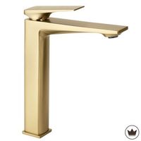 grifo de lavabo rea prime high premium brush gold 15 x 42 x 26 cm