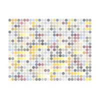 papel pintado 3d - colored polka dots 400x309 cm