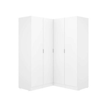 Armario Ropero De Rincón 4 Puertas Abatibles Funcional
