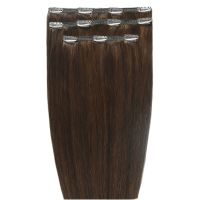beauty works deluxe clip-in 18 inch hair extensions various colours - chocolate 46