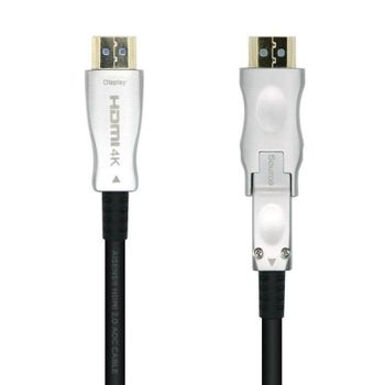 Cable HDMI Aisens A148-0511 20m 4K UltraHD fibra óptica desmontable HDR10