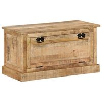 zapatero madera de mango maciza 85x40x45 cm vidaxl
