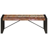 mesa de centro 120x60x40 cm madera - multicolor