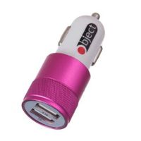 aliminium dual adaptor pink