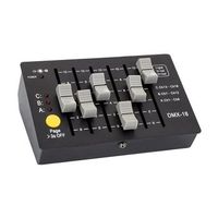 controlador consola dmx512 18 canales recargable negro