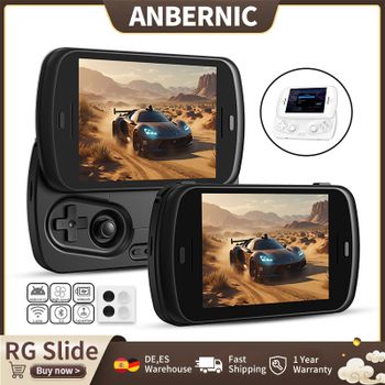 Anbernic-consola de juegos portátil RG Slide, Android, pantalla multitáctil HD LTPS de 4,7 pulgadas, 5500mAh, compatible con salida DP de 1080p, WIFI