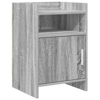 mesas de noche sonoma gris 40 x 36 x 60 cm madera de ingenieria vidaxl