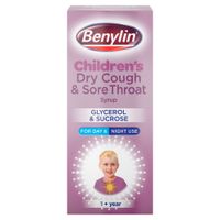 benylin childrens dry cough and sore throat 1 year
