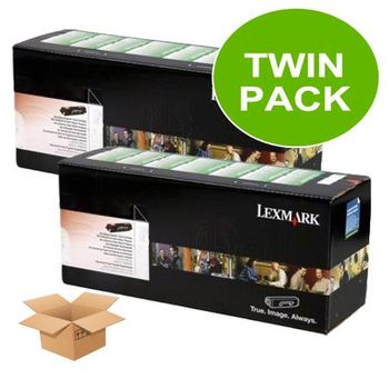 Original Multipack Lexmark E342tn Printer Toner Cartridges (2 Pack) -12A8405
