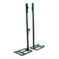 juego 2 unidades postes voleibol metalicos trasladables o 80 mm