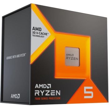 Procesador AMD Ryzen 5 7500X3D 6 Núcleos 4.0 GHz Frecuencia Base 4.5 GHz Turbo 3D V-Cache Box