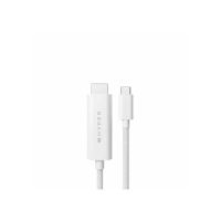 cable targus hyper 4k usb-c a hdmi 21a blanco 25 m