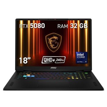 Portátil MSI Vector 18 HX AI A2XWIG-648ES 18