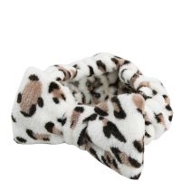 the vintage cosmetic company leopard print bow headband