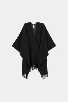 Poncho De Mezcla De Viscosa