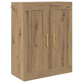 Armario De Pared Roble Artisan 69,5 X 34 X 90 Cm Vidaxl
