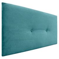 dhome cabecero de pana liso con botones 105x50 camas 105 - turquesa
