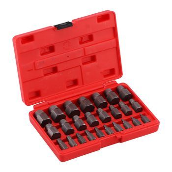 Kit De Herramientas Para Extracción Y Eliminación De Tornillos Metálicos Métricos, Con 25 Piezas, Para Tuercas, Tornillos Y Pines