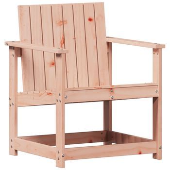 Silla De Jardín | Silla De Exterior | Sillón Madera Maciza Douglas 62x55x77 Cm