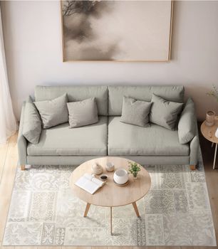 Argentum 153 - Alfombra estilo patchwork Beig