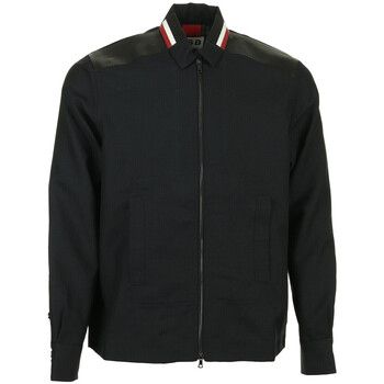 Csb London Chaquetas Stripe Bonded Collar Blouson para hombre