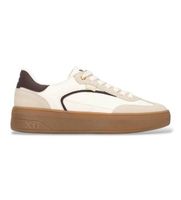 xti para mujer 14627804-hielo zapatillas 146278 blanco roto 35 plano cordones casual