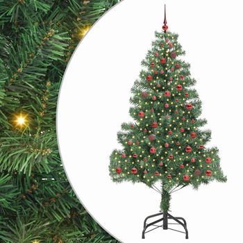 Árbol De Navidad Verde 210 Cm Pvc Vidaxl